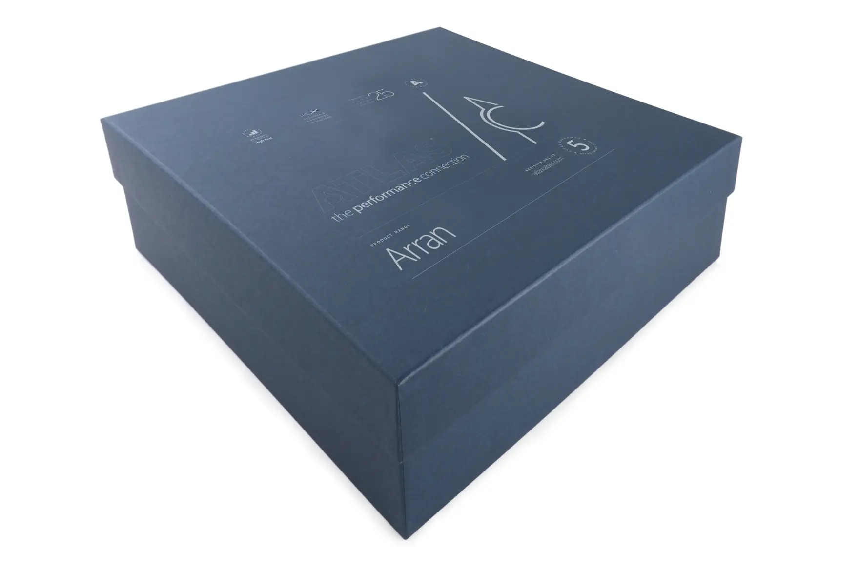Premium blue box packaging