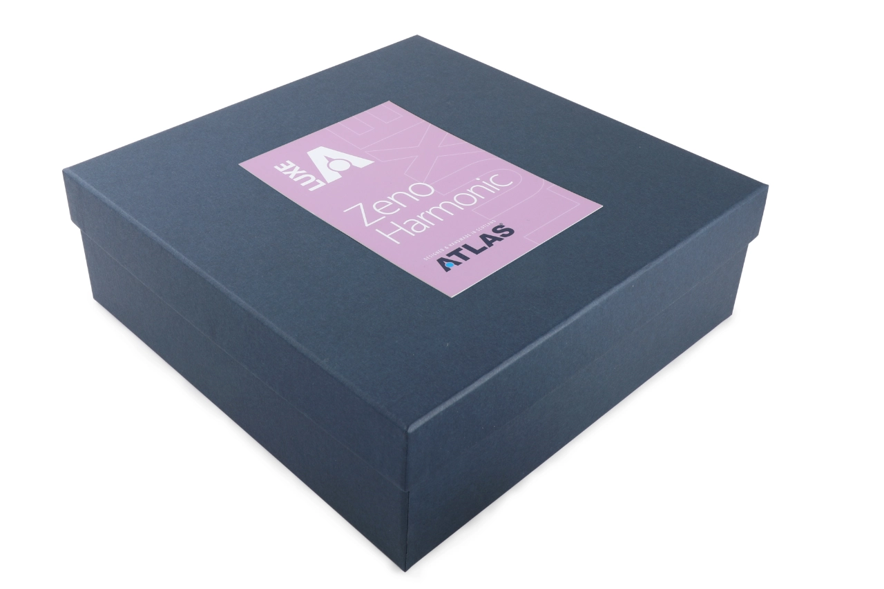 Premium blue box packaging